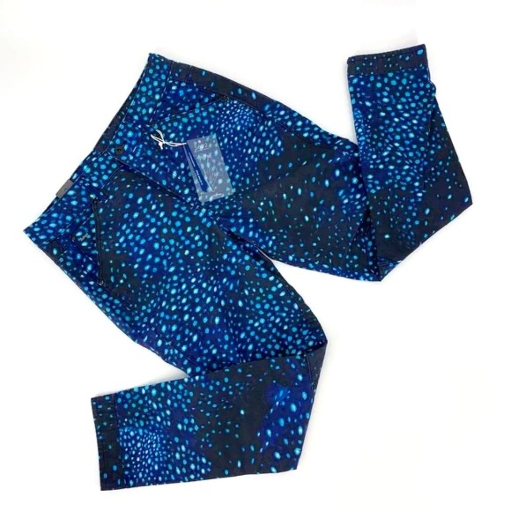 G-Star Elwood NWT Whale Shark Print 3D Mid Rise Boyfriend Fit Canvas Jea…